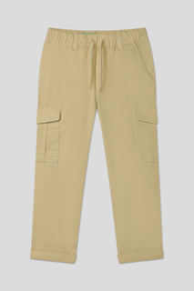 Брюки детские Benetton 4HK2CF01V, бежевый, L