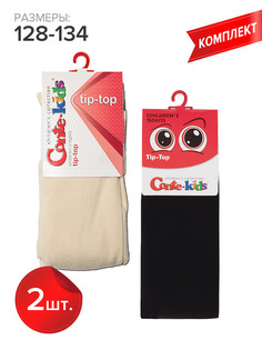Колготки детские Conte Kids TIP-TOP, бежевый,черный, 128-134