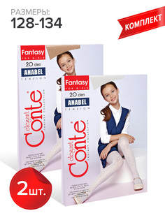 Колготки детские Conte Kids ANABEL, bianco,natural, 128-134