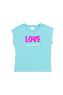 Футболка детская US Polo Assn G084SZ0110SAYE, бирюзовый, 140