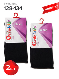 Колготки детские Conte Kids CLASS 7С-31СП, черный, 128-134