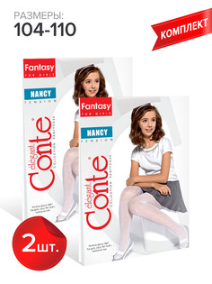 Колготки детские Conte Kids NANCY, bianco, 104-110