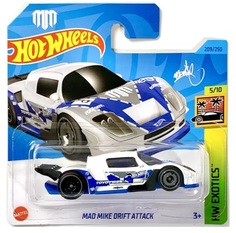 Машинка базовой коллекции Hot Wheels MAD MIKE DRIFT ATTACK белая 5785/HKG58