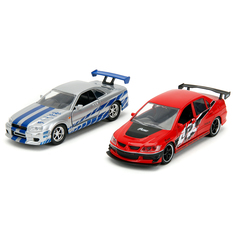 Машинки Jada Toys Форсаж Legacy Series Mitsubishi Lancer Evolution IX/Nissan 1:32 0342565