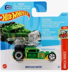 Машинка базовой коллекции Hot Wheels BRICK AND MOTOR зеленая 5785/HKJ88