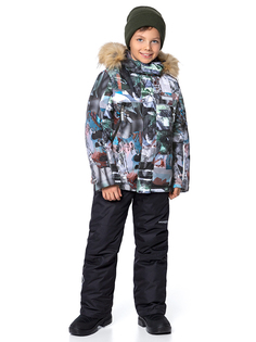 Комплект верхней одежды детский NIKASTYLE 7з1524, торф, 146
