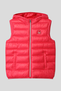Жилет детский Benetton 21INCJ008, Малиновый, S