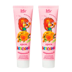 Крем детский Iris cosmetic Защитный под подгузник, 100 мл, 2 шт