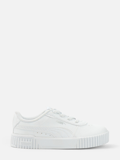 Кроссовки унисекс PUMA Carina 2.0 AC Infant 386187 белые 22 EU