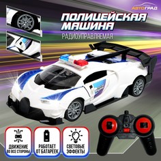 Радиоуправляемая машинка Автоград Полиция, свет, открываются двери, цвет белый