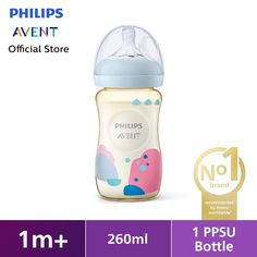 Бутылочка детская Philips Avent 260 мл 1 мес прозрачный 1 шт 2222283067420