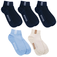 Носки детские Rusocks 5-Д-36, синий; голубой; бежевый, 14-16