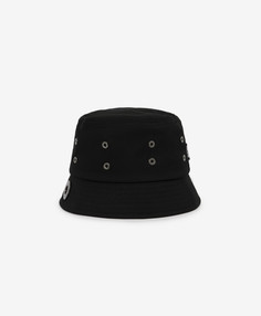 Панама с люверсами черная для мальчика Gulliver (58)