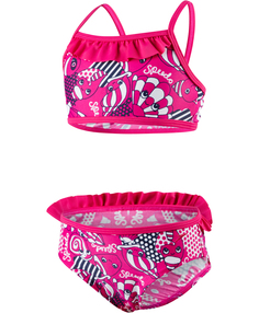 Купальник раздельный детский Speedo 8-07971B430, розовый; синий 104