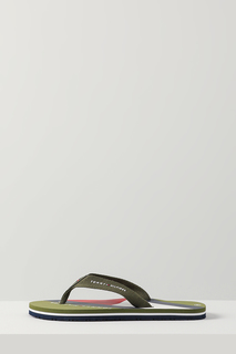 Шлепанцы Tommy Hilfiger T3B8-32267-0058414-, зеленый, 36