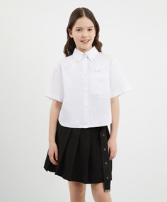 Блузка детская Gulliver 224GSGJC2205, белый, 158