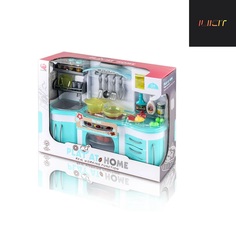 Игровой набор детской посуды ILICIT Кухонный гарнитур с плитой