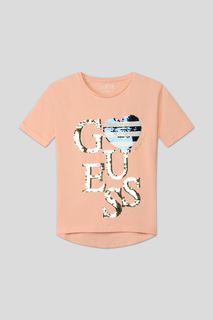 Футболка детская Guess J4GI34 K6YW4, розовый, 140