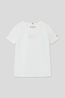 Футболка детская Tommy Hilfiger KG0KG07715, белый, 140