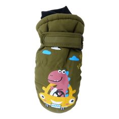 Варежки для мальчика Cariba зеленые р 12