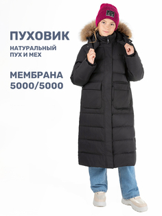 Пальто детское NIKASTYLE 6з9424, черный, 164