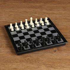Настольная игра 3 в 1 "Классика": шахматы, шашки, нарды, магнитная доска, 20 х 20 см No Brand