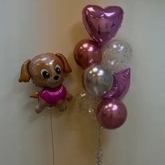 Набор шаров с гелием 566 - собака No Brand