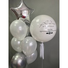 Набор шаров с гелием С Днем рождения 123 No Brand