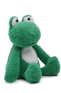 Мягкая игрушка Unaky Soft Toy лягушка Синдерелла 20 см 0973520 зеленый; белый