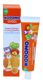 Детская зубная паста Kodomo Baby 1+ со вкусом апельсина 80 г