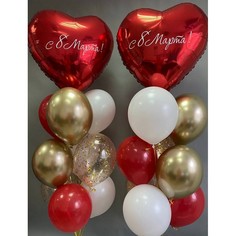 Набор шаров с гелием 250 8 марта No Brand