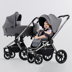 Коляска детская 2 в 1 RANT FLEX PRO RA074 Grey (2023) РАНТ