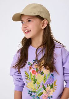 Кепка Lassie Nuppi детская, размер 056, бежевая, 7300068A0920056