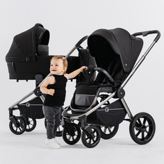 Коляска детская 2 в 1 RANT FLEX PRO RA074 Black (2023) РАНТ