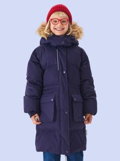 Пальто детское Premont WP313819, фиолетовый, 134
