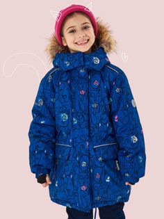 Куртка детская Premont WP114905, синий, 152