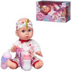 Игровой набор ABtoys Junfa Пупс 35см WJ-B4383/бело-красный