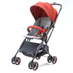 Коляска прогулочная QBorn Lightweight Folding Stroller красный
