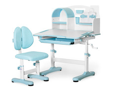 Комплект мебели столик + стульчик Ergokids Fresco XL blue BD-33 BL голубой