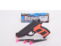 Пистолет с присосками, набор игровой Полиция B1924176 No Brand