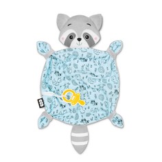 Игрушка-комфортер Мякиши Енотик, с держателем для соски, от 0 месяцев, 907