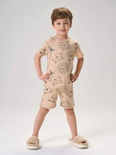 Пижама детская КотМарКот 800211, бежевый, 104