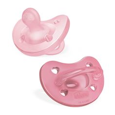 Соска пустышка силиконовая 6-16 мес Chicco Утешение Physioforma Soft 2 шт, розовый