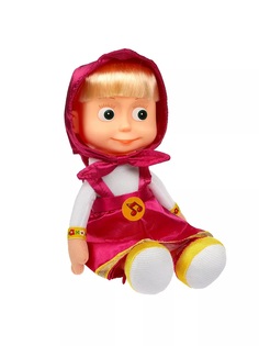 Игрушка мягкая Мульти-Пульти Маша и Медведь Маша 29 см, музыкальный чип