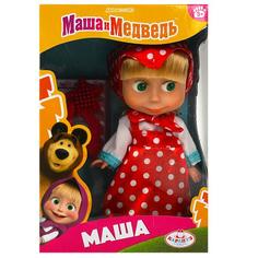 Кукла Карапуз Маша и Медведь маша 15 см, без звука, аксессуары