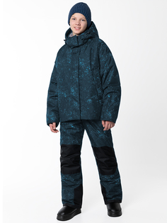 Комплект верхней одежды детский NIKASTYLE 7з6124, атлантик/голубой, 134