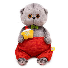 Игрушка мягкая BUDI BASA Басик BABY с новогодней игрушкой 20см