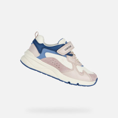 Кроссовки Geox J Rooner Girl для девочек, размер 39, J36HRA01122C8W4B, розовый
