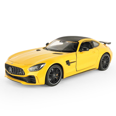 Машинка WELLY 1:24 Mercedes-Benz AMG GT R, желтый
