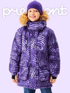 Куртка детская Premont WP314922, фиолетовый, 164